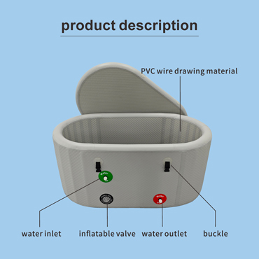 LDY oval grey tub component