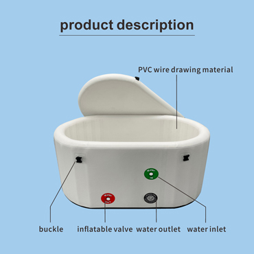 Lindaoyi oval white tub component