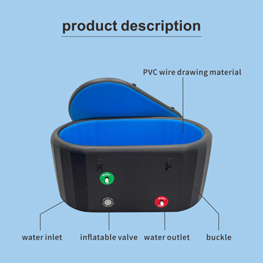 LDY oval black and blue tub component