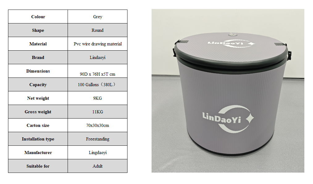 grey tub data sheet