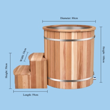 wooden tub 02 size