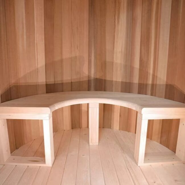 Cylindrical Outdoor Steam Room