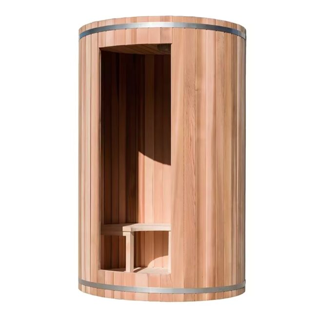 Cylindrical Outdoor Steam Room