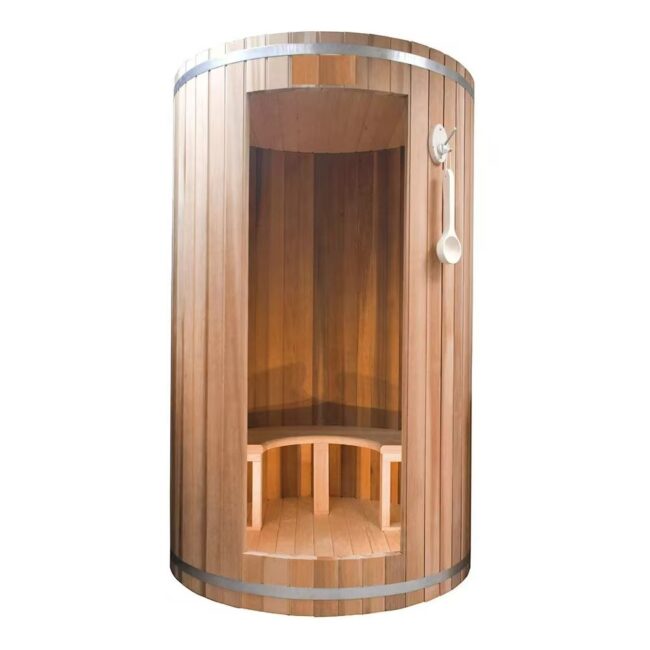 Cylindrical Outdoor Steam Room