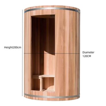 The Brief Introduction of Cylindrical Outdoor Steam Room