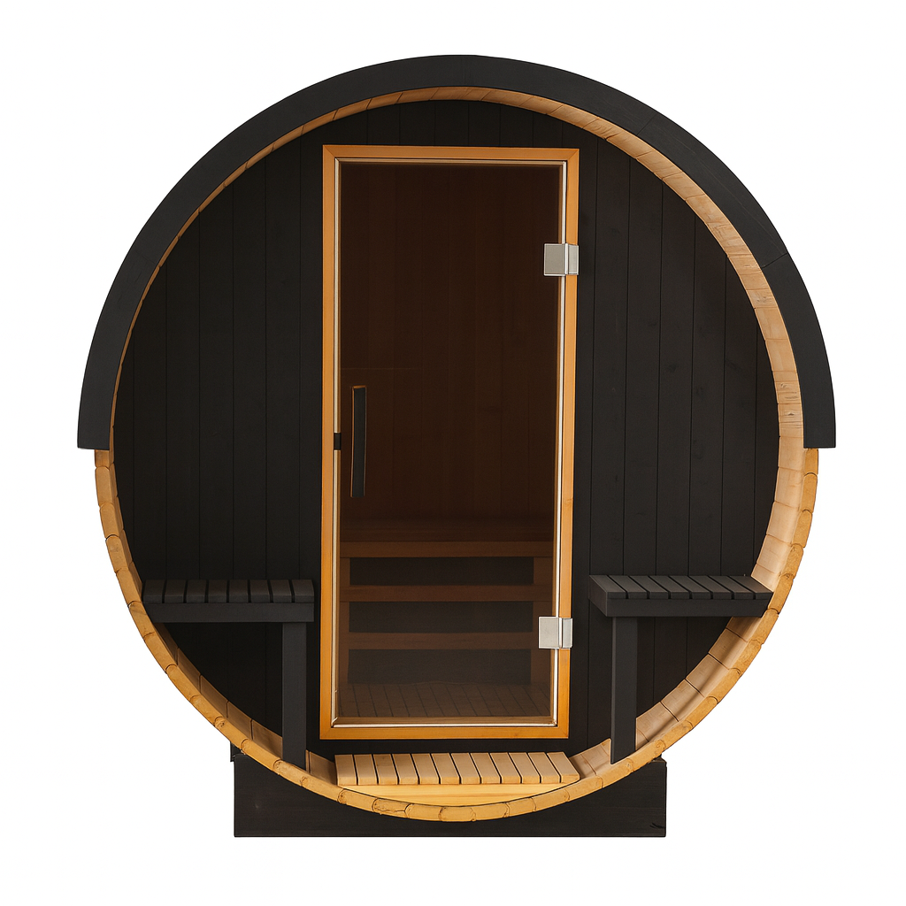 Outdoor Garden Traditional Barrel Sauna Room