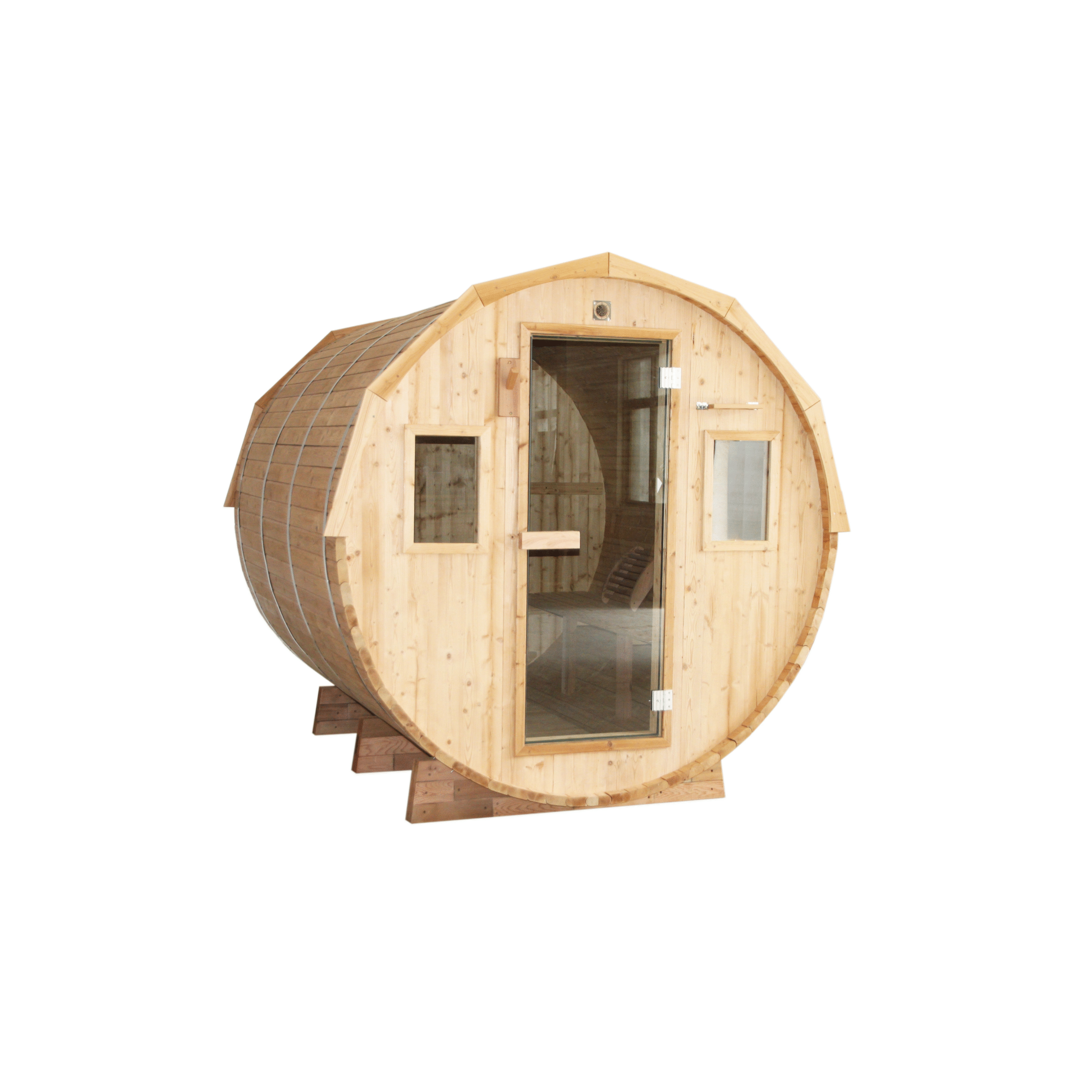 6 Person Outdoor Barrel Steam Sauna