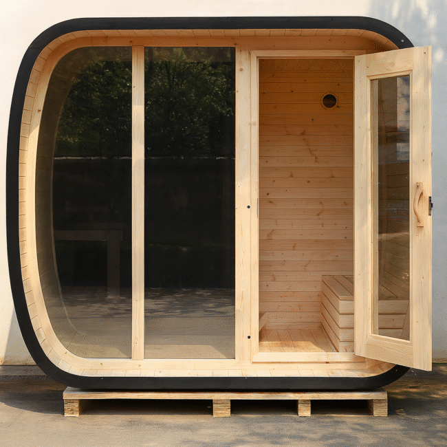 Premium Quality Solid Wood Outdoor Sauna Room