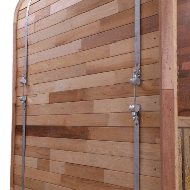 Stainless Steel Belts For Solid Wooden Outdoor Wet Steam Sauna