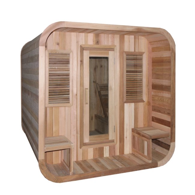 Solid Wooden Outdoor Wet Steam Sauna