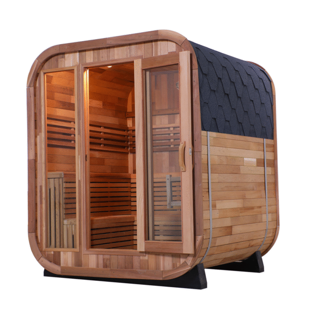 Luxury Solid Wooden 4 Person Outdoor Sauna