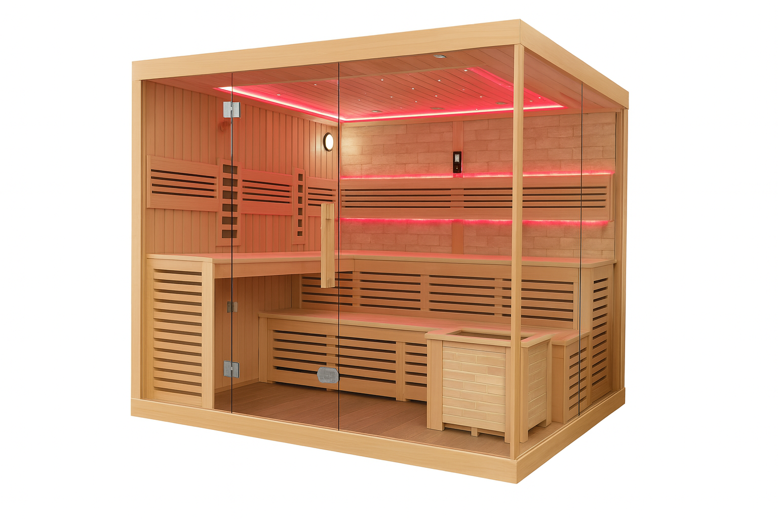 Modern Home Wet & Dry Steam Sauna Room