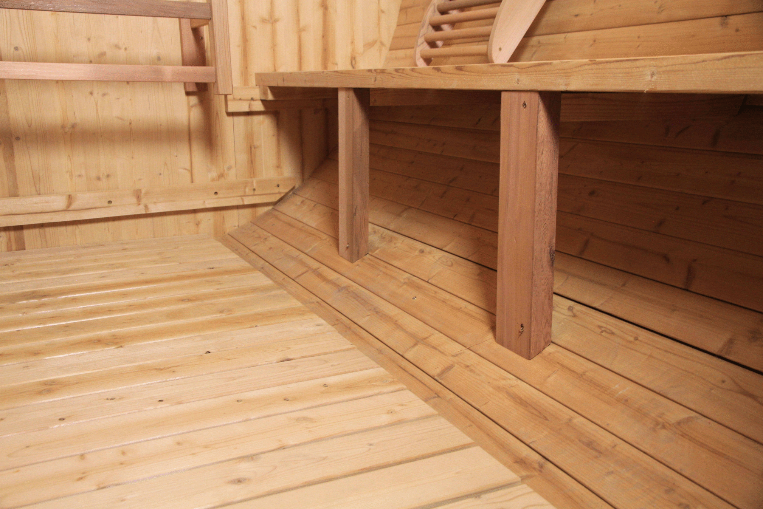 Solid Wood Bench Support Structure