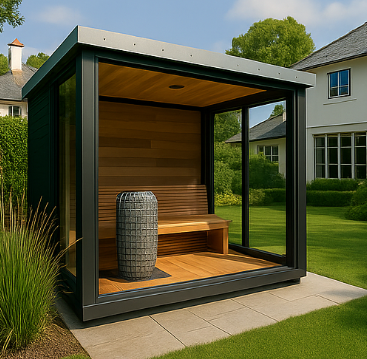 outdoor sauna