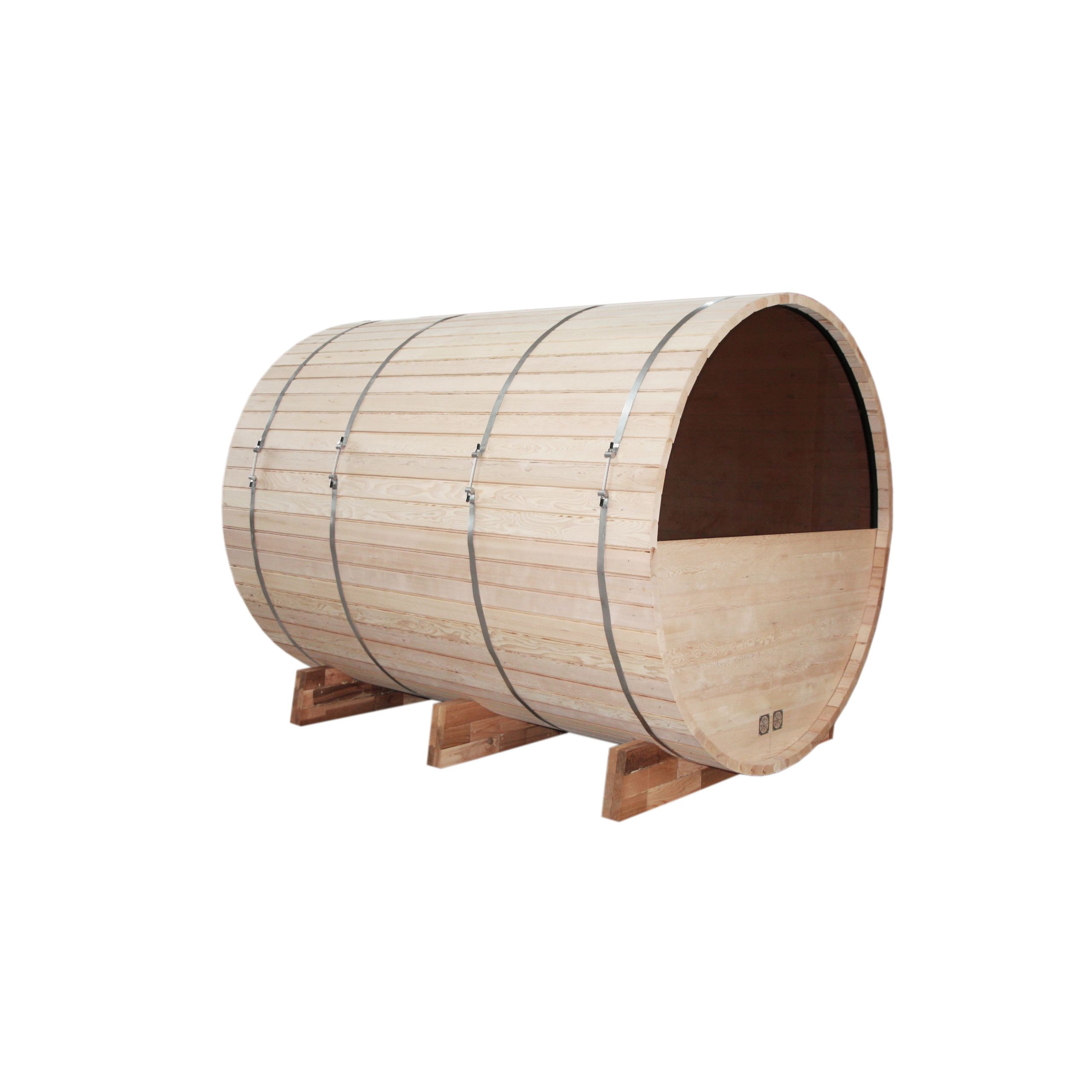 6 Person Outdoor Barrel Steam Sauna
