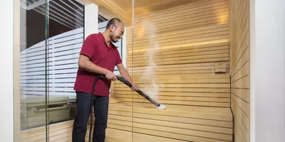 clean sauna