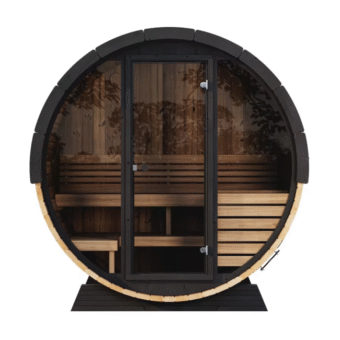 modern design outdoor barrel sauna